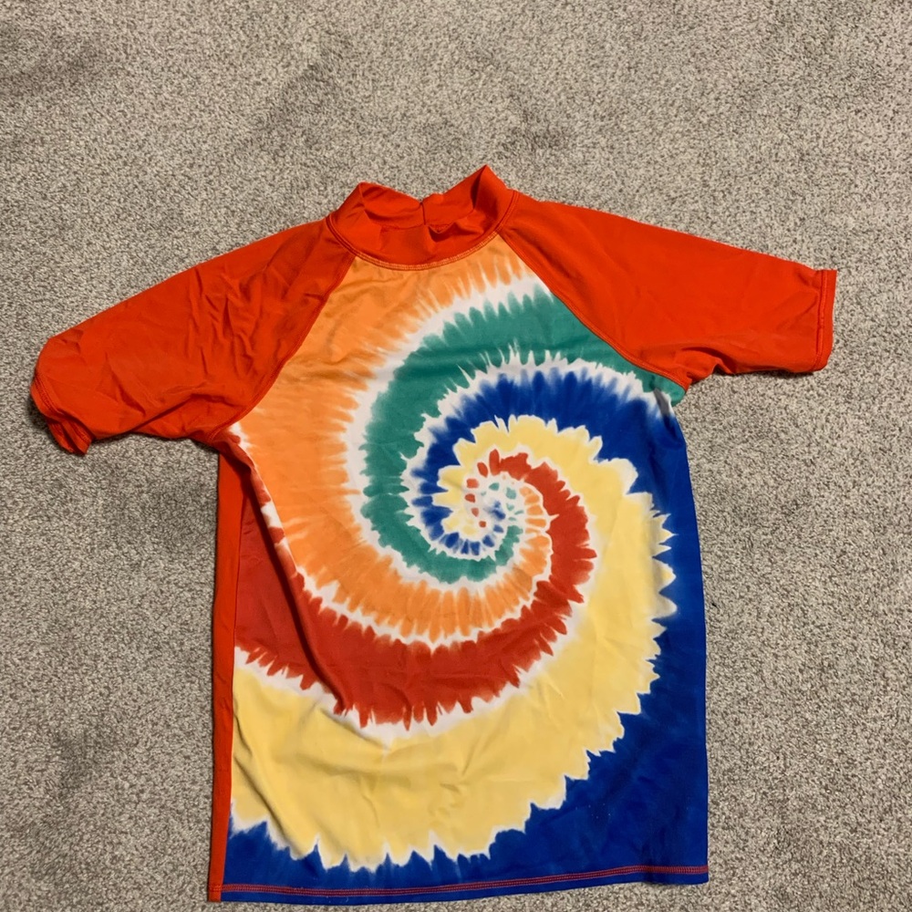 Lands End Kids Medium Rash Guard NWOT